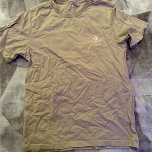 Converse Men's Short Sleeve Beige Tee